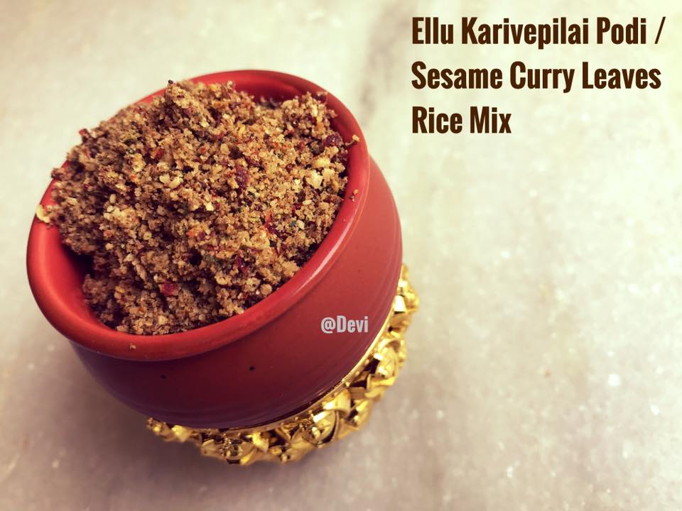 Sesame Seeds Curry Leaves Rice Mix