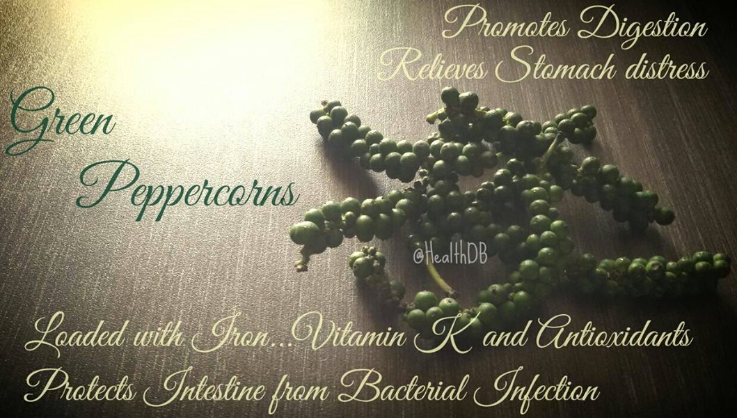 Health Benefits of Green Peppercorns