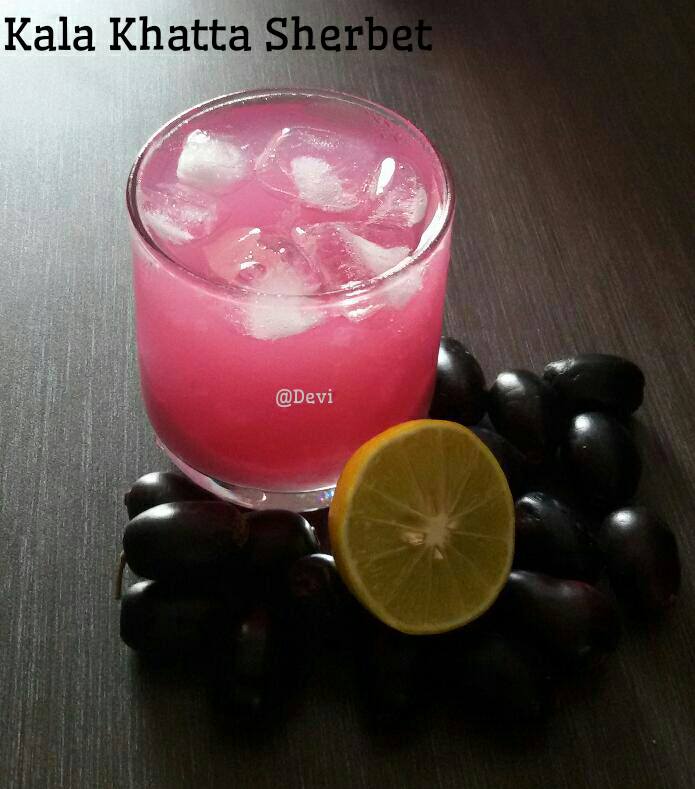 Kala Khatta Sherbet