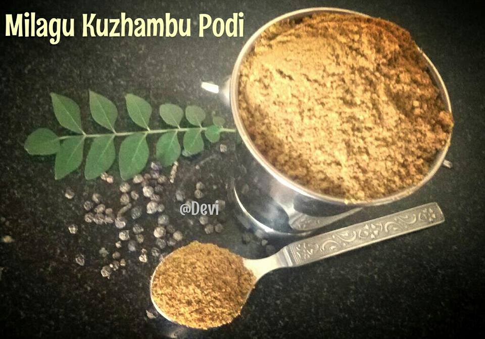 Milagu Kuzhambu Podi