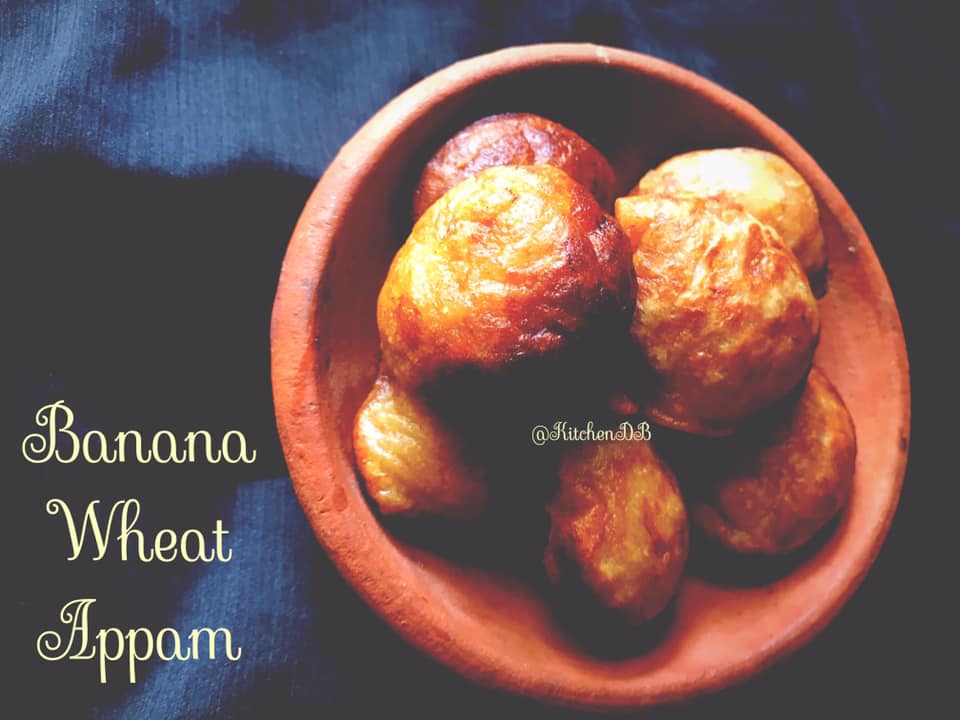 Banana Wheat Appam