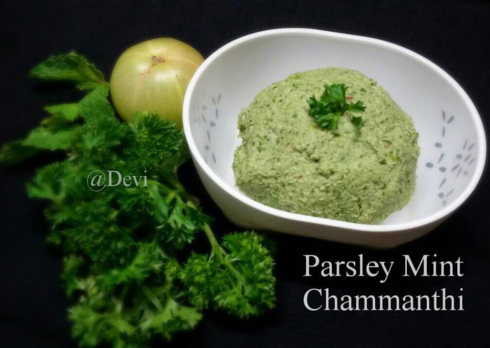 Parsley Mint Chammanthi