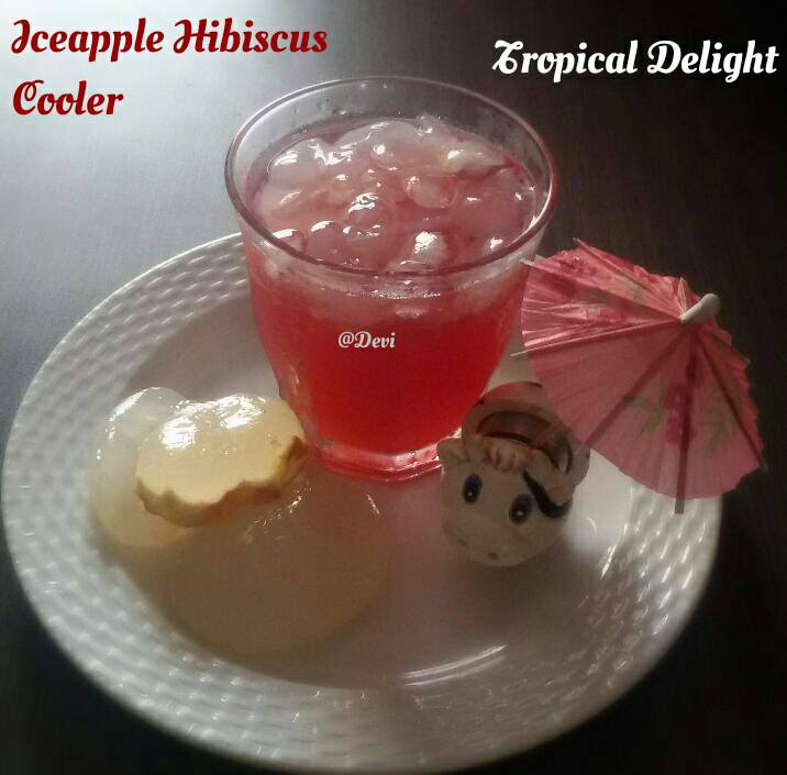 Ice Apple Hibiscus Sherbet