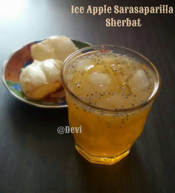 Ice Apple Sarsaparilla Sherbet