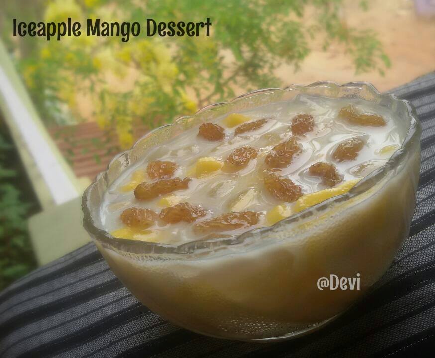 Ice Apple Mango Dessert