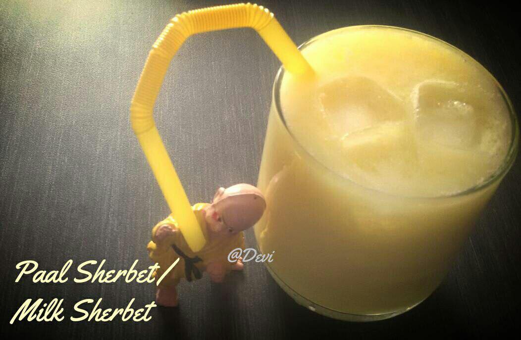 Paal Sherbet with Soaked Almond Gum