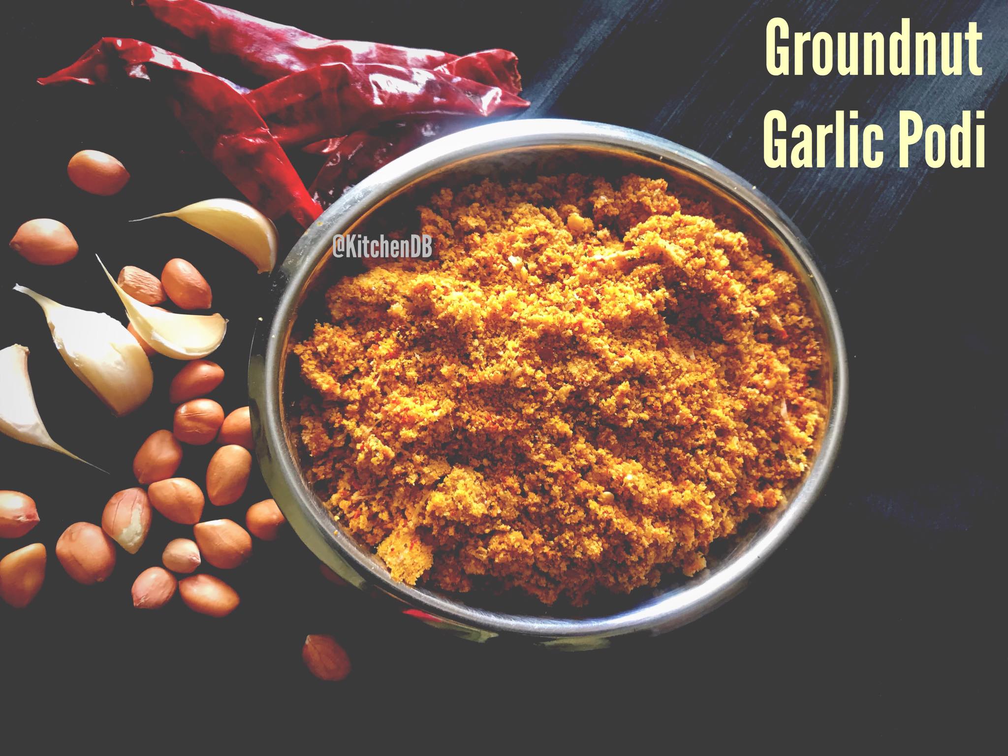 Groundnut Garlic Chutney Powder