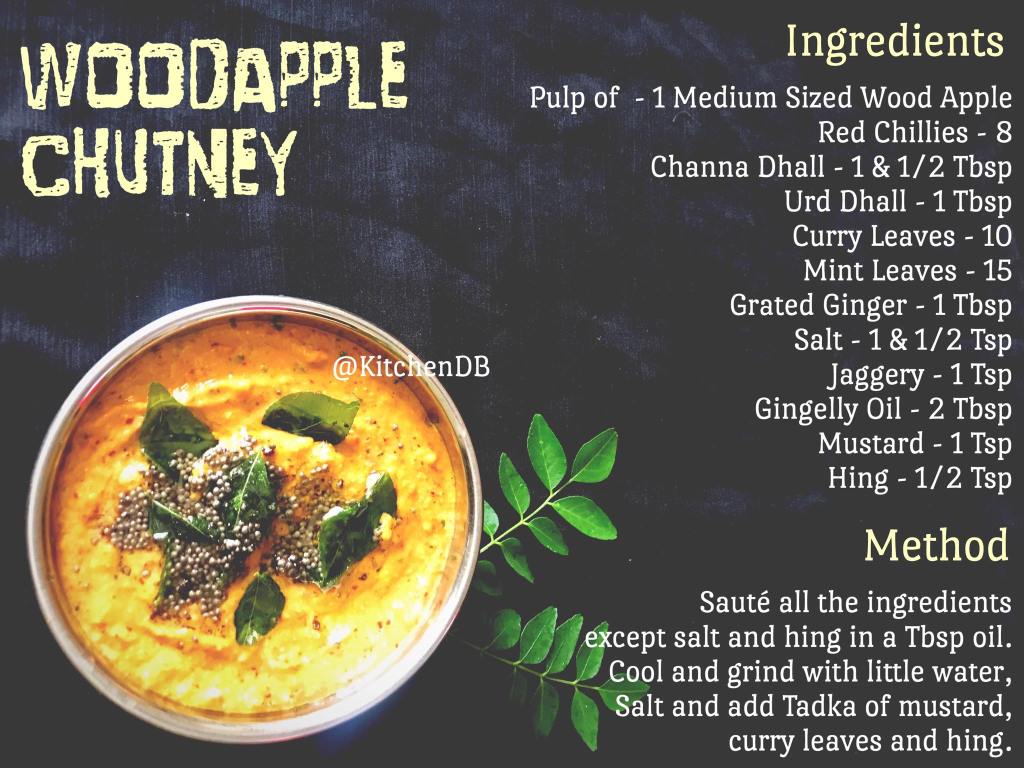 Wood Apple Chutney Recipe