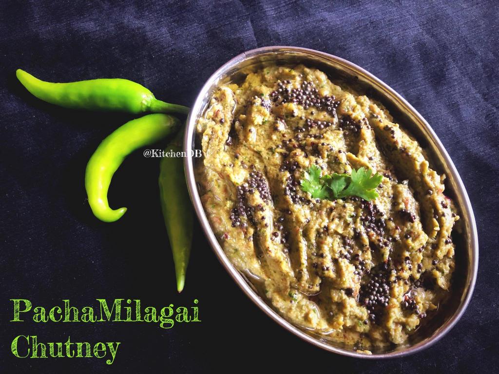 Green Chilly Chutney / Pachamilagai Chutney