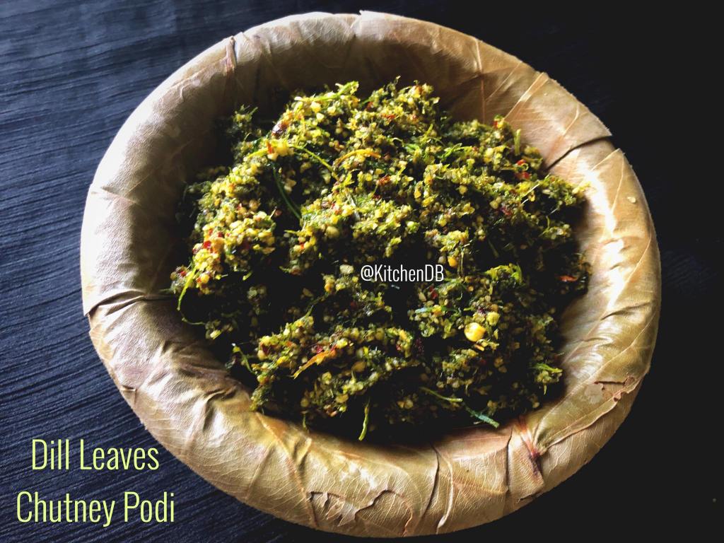 Dill Leaves Chutney Podi