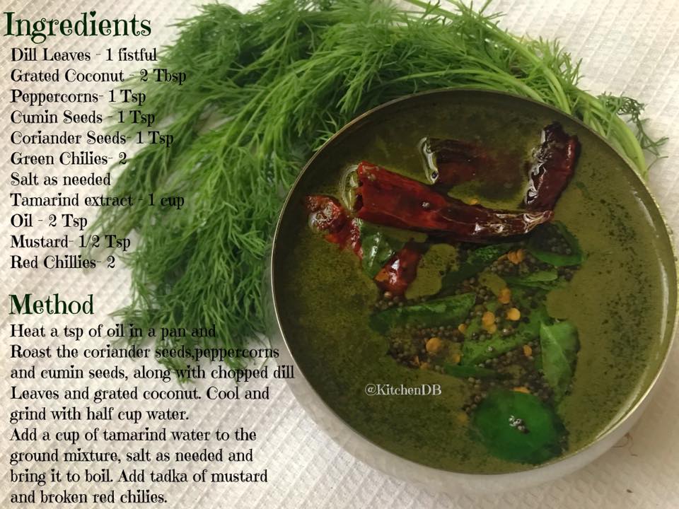 Dill Leaves Rasam Recipe