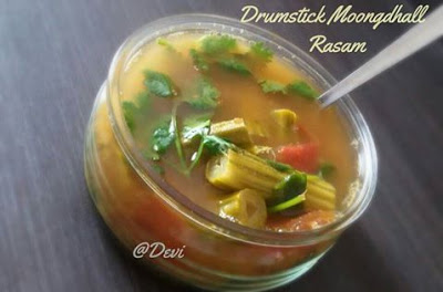 Drumstick Moongdhall Rasam