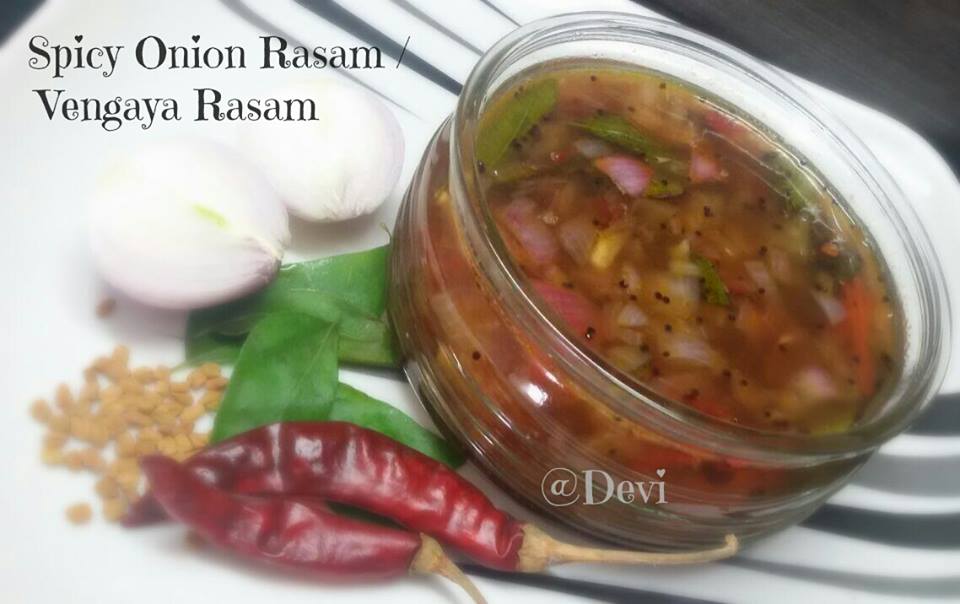 Vengaya Rasam / Spicy Onion Rasam